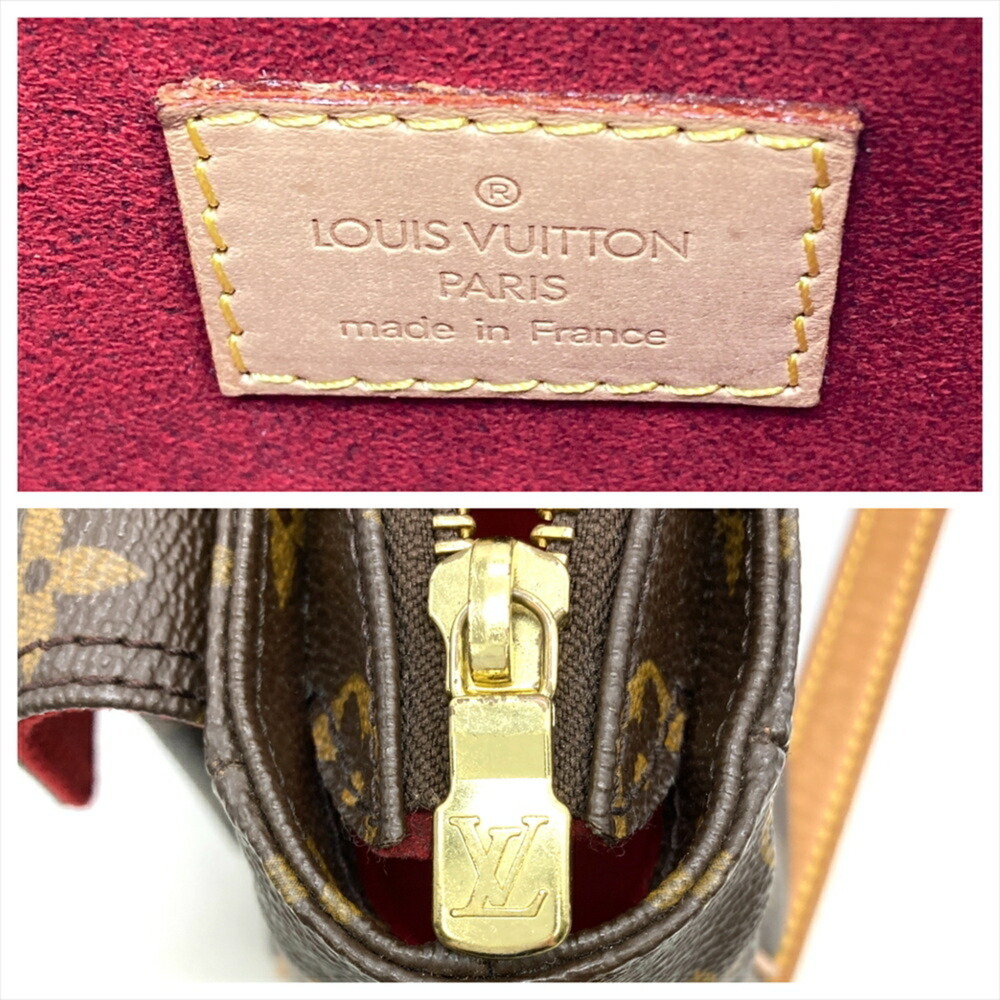 LOUIS VUITTON Brown Monogram Canvas Shoulder Bag - Picture 9 of 10